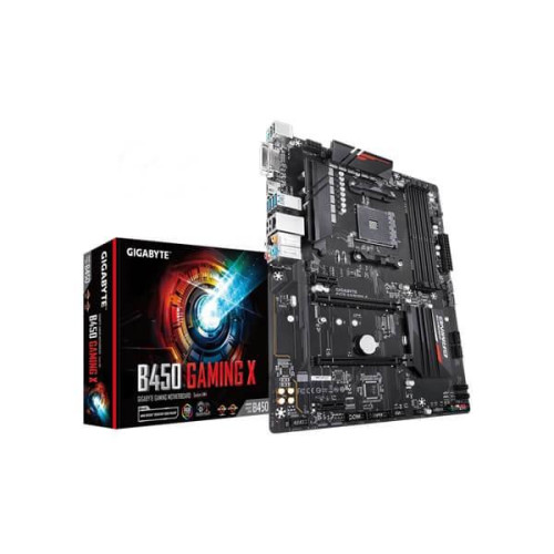 GIGABYTE B450 Gaming X AM4 AMD B450 SATA 6Gb/s ATX AMD Motherboard GIGABYTE B450 Gaming X AM4 AMD B450 SATA 6Gb/s ATX AMD Motherboard
